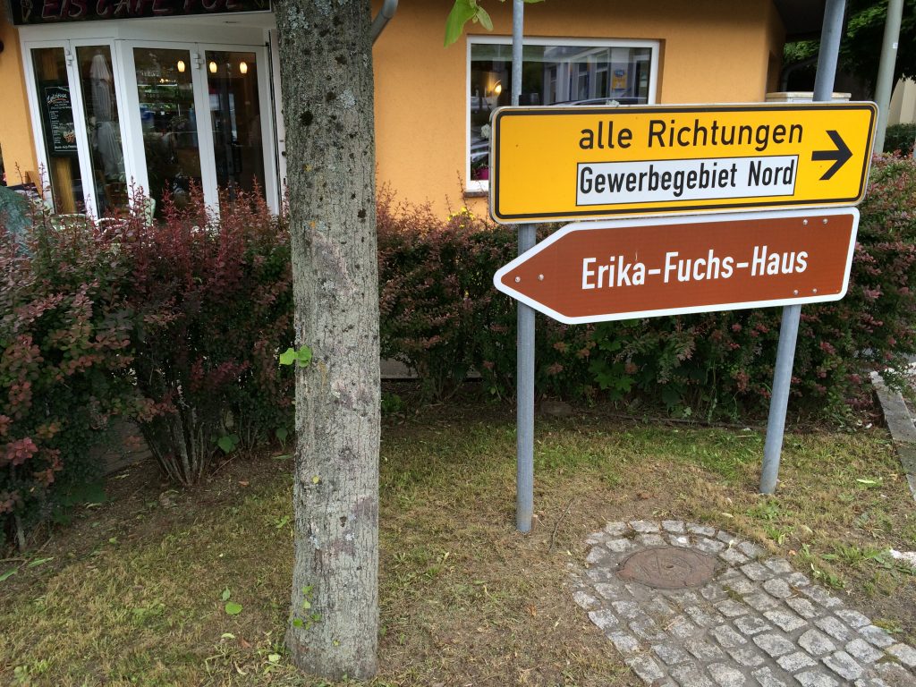 Erinnerungen an Erika Fuchs in Schwarzenbach an der Saale