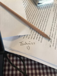 Schreiben für Andere - ein Abschied