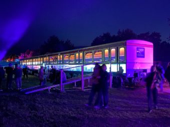 Mapping auf der Techno-S-Bahn