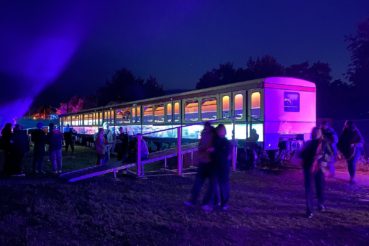 Mapping auf der Techno-S-Bahn